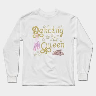 Dancing queen Gold Long Sleeve T-Shirt